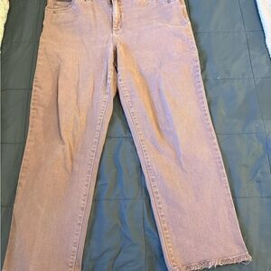 Democracy Women's light maroon Straight Leg Jeans